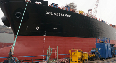 IMCZY Put a Perfect End to the Conversion of Shortening Project on MV. CSL RELIANCE