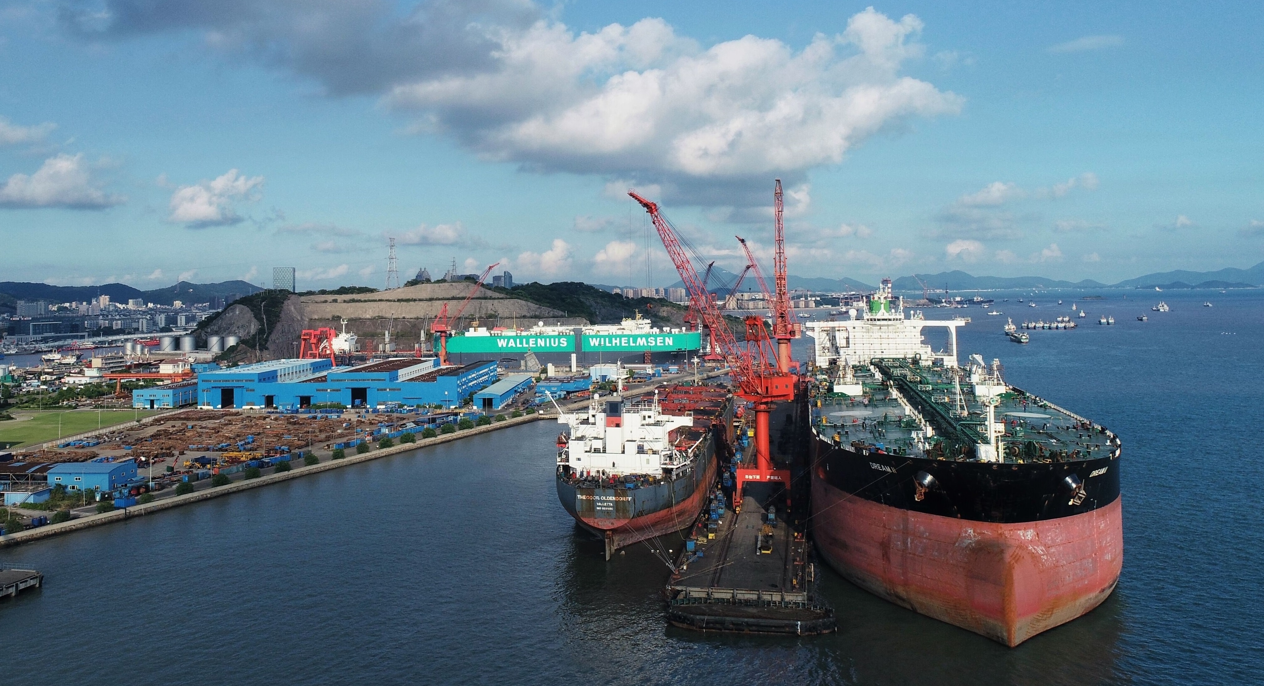 IMCZY Completed the Installation of Ballast Water System for Three Vessels at Same Time