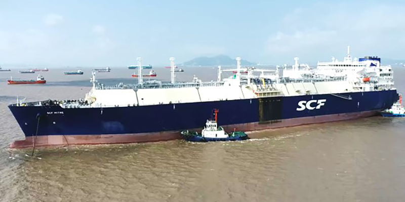 IMCZY has one Large-Scale ICE Class LNG Carrier repairing in the Shipyard